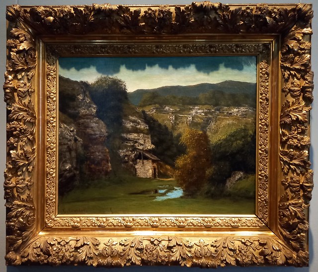 Gustave Courbet, Rocky Landscape near Ornans, ca. 1855-60