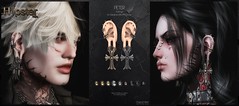 [Hipster Style] Peter Earrings for DROPPED ears