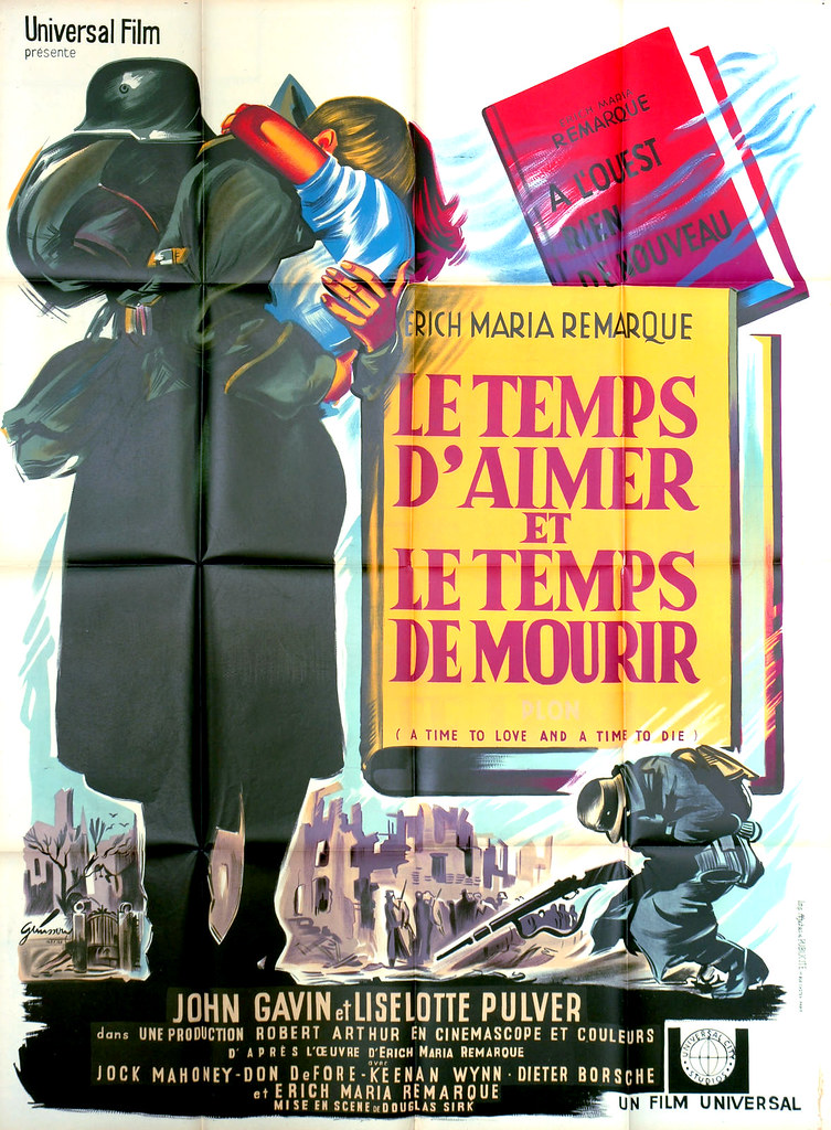 A Time to Love and a Time to Die aka Le Temps d'aimer et le Temps de Mourir French Movie Poster by Grinsson