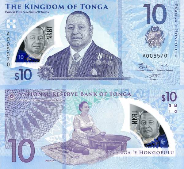 Tonga - 10 Pa anga-052-2023