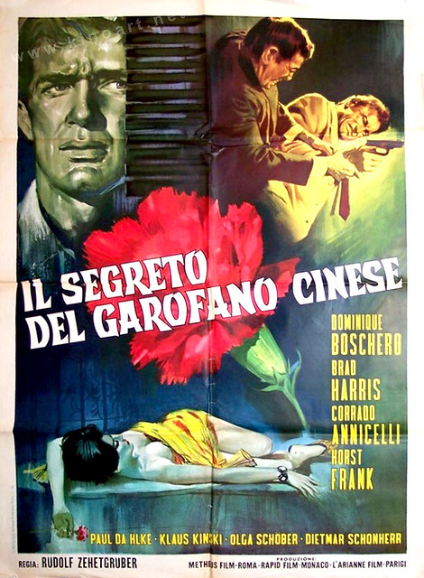 Das Geheimnis der chinesischen Nelke aka Il segreto del garofano cinese Italian Movie Poster 01