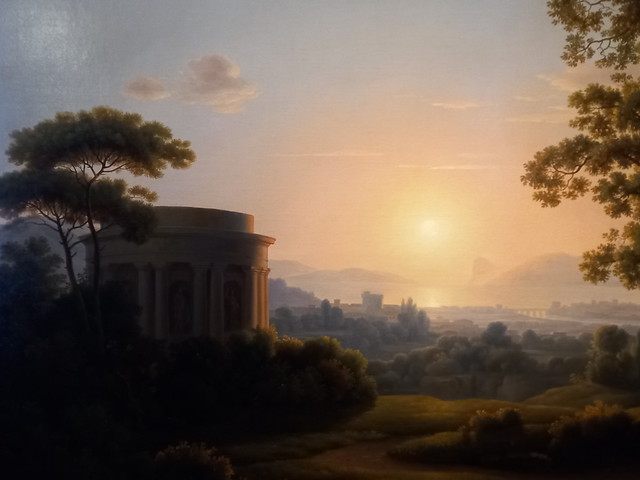 Johann Nepomuk Schodlberger, Ideal Landscape: Evening, 1817
