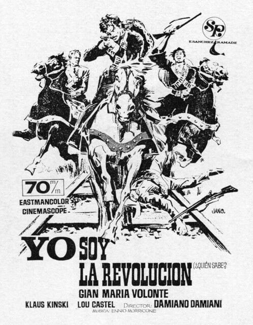Quien Sabe? Yo Soy la Revolucion Spain Movie Poster by Jano alias Francisco Fernández Zarza 04