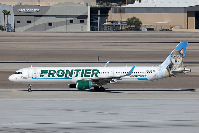 N704FR A321, Frontier 
