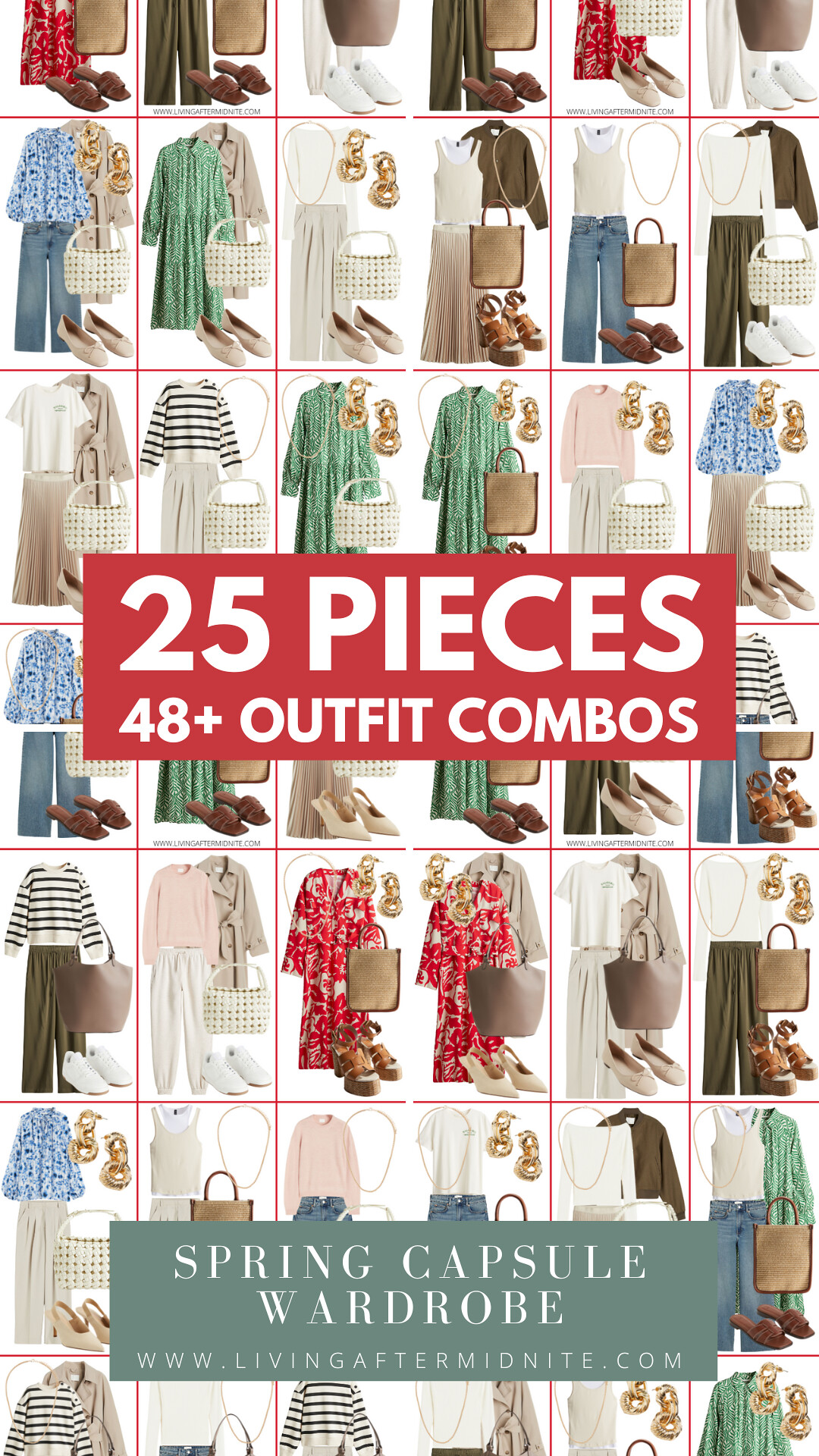 Affordable H&M Spring Capsule Wardrobe | 25 Pieces, 48+ Outfits | How to Build a Capsule Wardrobe | H&M Spring Clothes | Outfit Inspiration | Spring Fashion | 60 Warm Weather Outfit Ideas | Spring Vacation Packing Guide | Spring Outfits 2024 | Summer Outfit Ideas
