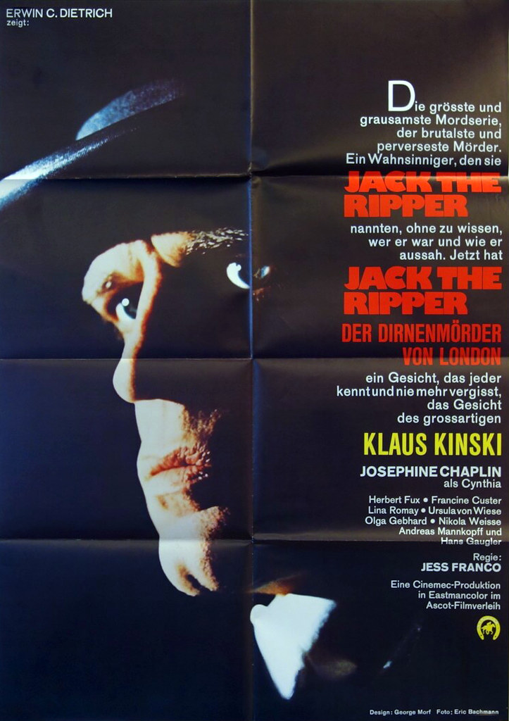 Jack the Ripper Der Dirnenmörder von London Germany Movie Poster by Geoges Morf 02