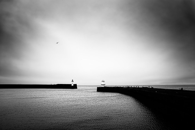 2 Piers, 2 Lighthouses. Whitehaven. Cumbria. 16/03/2024.