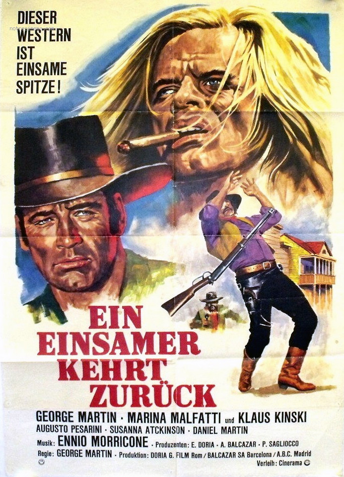 Il Ritorno di Clint il Solitario aka Ein Einsamer Kehrt Zurück Germany Movie Poster