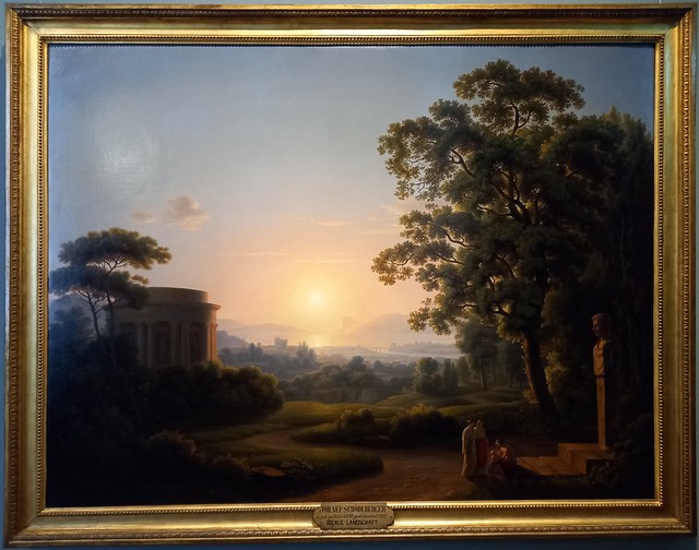 Johann Nepomuk Schodlberger, Ideal Landscape: Evening, 1817