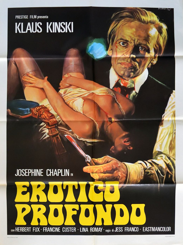 Jack the Ripper aka Erotico Profondo Italian Movie Poster by Enzo Sciotti