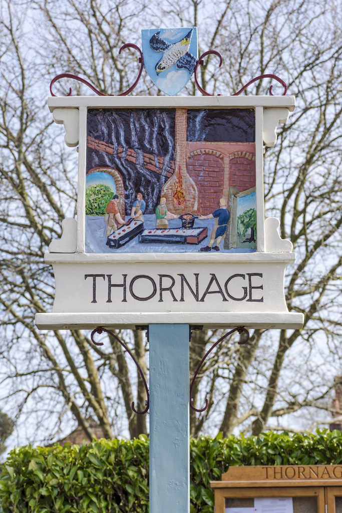 Thornage Village sign-9022