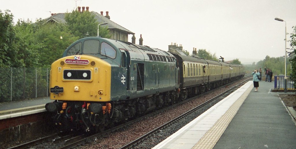 40145 on Whistling Scotsman Railtour at Ladybank