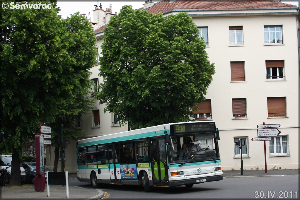 Renault Citybus (Heuliez GX 317) – RATP (Régie Autonome des Transports Parisiens) / STIF (Syndicat des Transports d'Île-de-France) n°1036