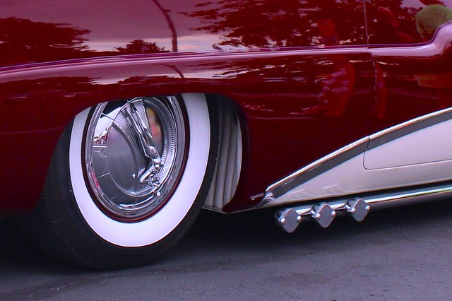 '51 Merc wheels and pipes