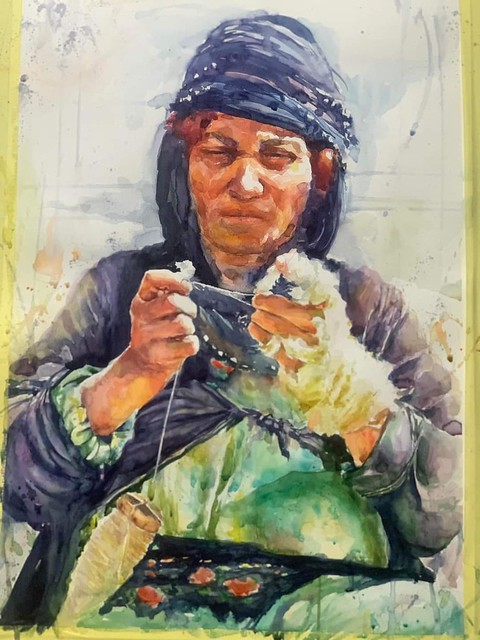 Faruq abdulrahman kurdish artist.