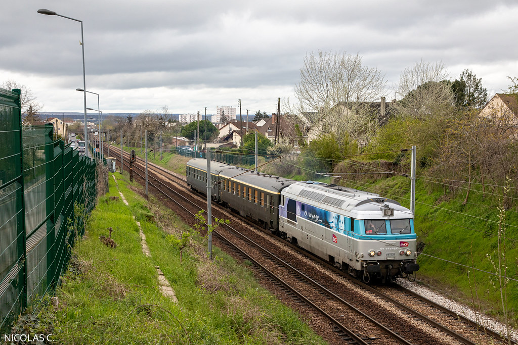 BB 67539 - MA100 - Train n°794339 Achères-Triage > Les Aubrais-Orléans