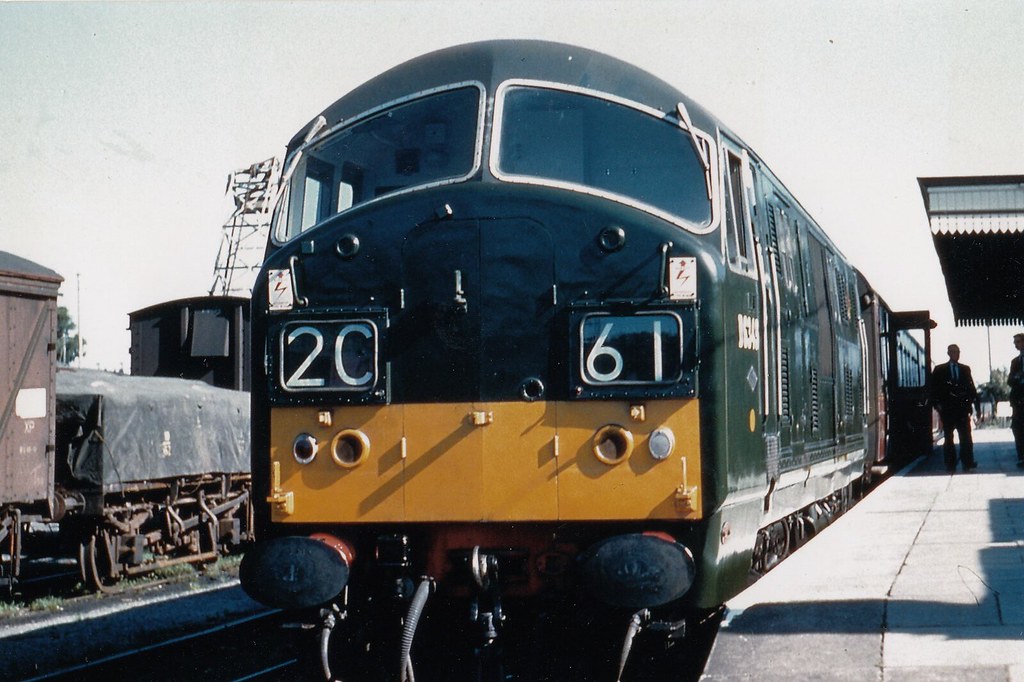 North British Class 22 diesel-hydraulic D6343 at Helston, Cornwall.