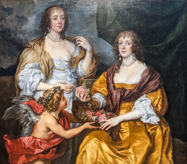 Lady Elizabett Thimbelby and her sister by Anthony van Dyck