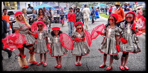 Baby Dolls at Uptown Super Sunday 2024. Photo by MJ Mastrogiovanni.