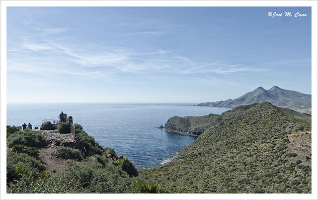 El Mediterráneo desde el mirador de las amatistas (Cabo de Gata, Almería)