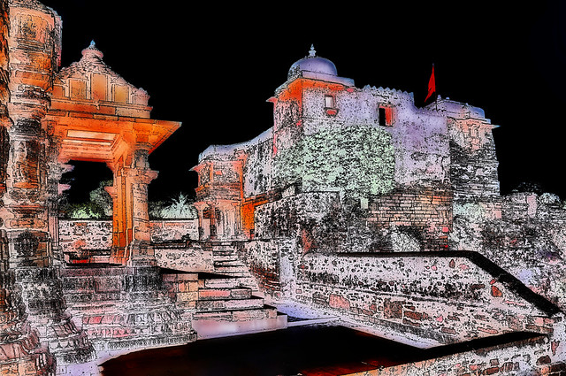 India - Rajasthan - Chittorgarh Fort - 480bb