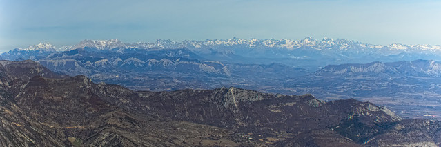 Panoramic view from the summit of the Montagne de Lure (featured in Explore)