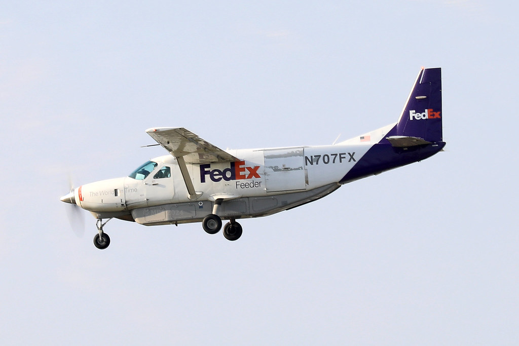 N707FX | FedEx Feeder (West Air) | Cessna 208B Super Cargomaster | CN 208B0427 | Built 1995 | ONT/KONT 21/03/2024