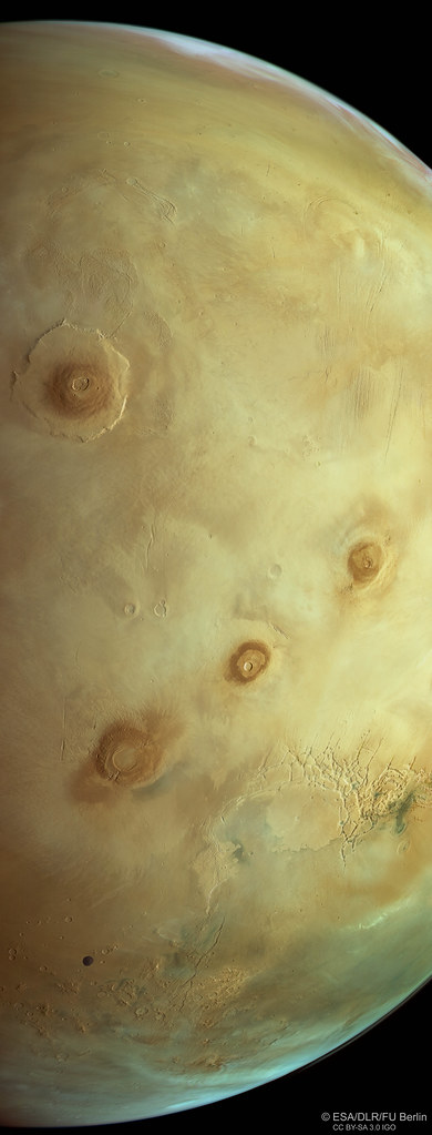 Mars spektakulär in Orbit 25.000 von Mars Express