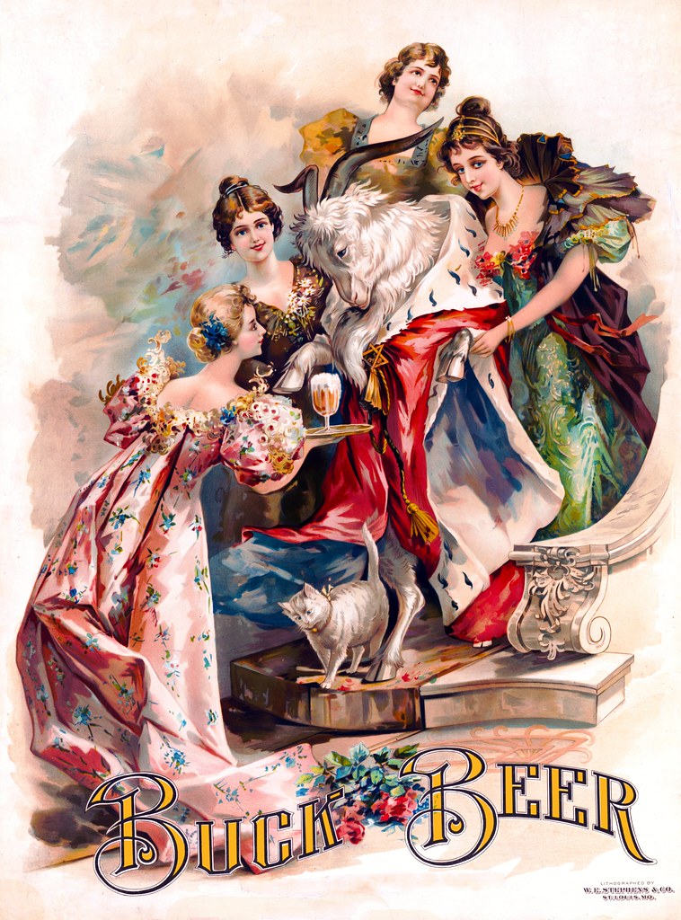Buck beer, 1880.