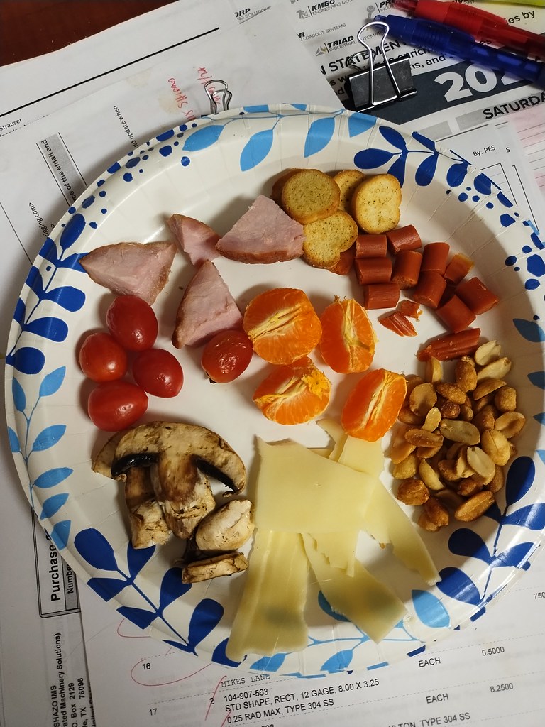 My first antipasto in lieu of a salad