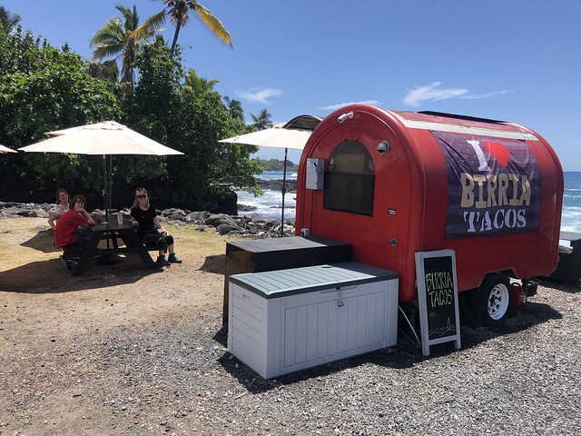 Tacos at Ali'i Kai, Kailua-Kona Hawaii.  March 24 2024.