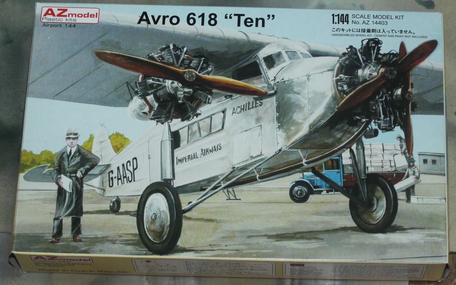 AVRO 618 "Ten", Achilles, AZ Models, 1/144 53616759108_c9f9d98a64_h