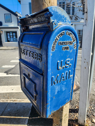 Old Mini Mailbox In Downtown Greenport 
