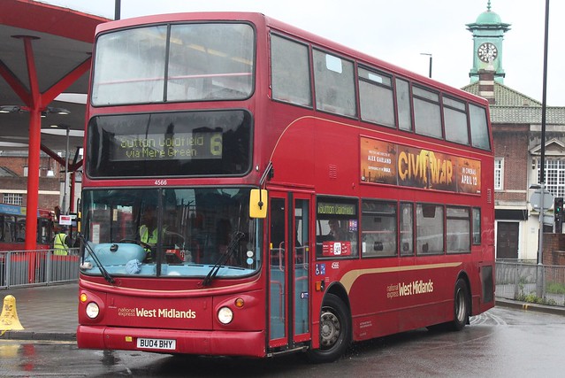 National Express West Midlands Transbus Trident 2/Transbus ALX400 4566 (BU04 BHY)