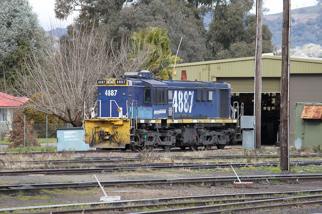2448. 4887 stabled at Cootamundra 18-7-11