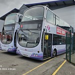 A few more of the ex Manchester Buses now at first Leeds Hunslet depot :)