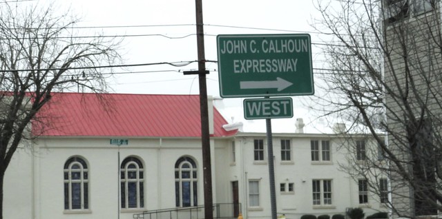 To John C. Calhoun Expressway West.
