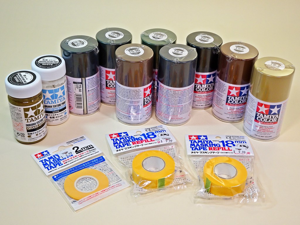 Recent Arrivals – Tamiya Spray Paints & Others – As at 28 th Mar 2024