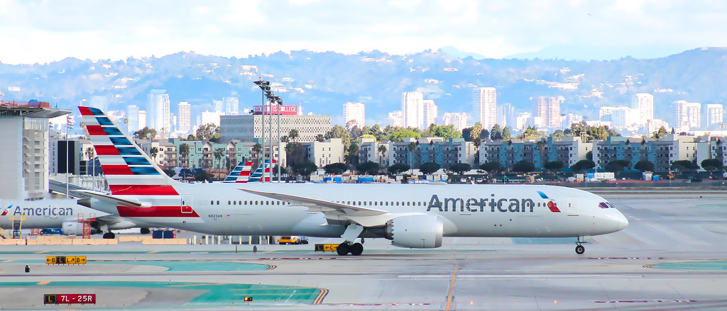 N823AN American Airlines Boeing 787-9 40641 503 LAX 8-3-2020