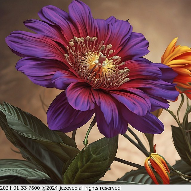 2024-01-33 7600 AI Flower Ilustration