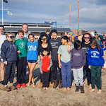 Group Photo Before Taking The Plunge At the Coney Island Polar Bear Plunge on New Year&#039;s Day.