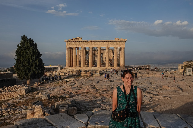 Jen visits the Parthenon, Athens, Greece