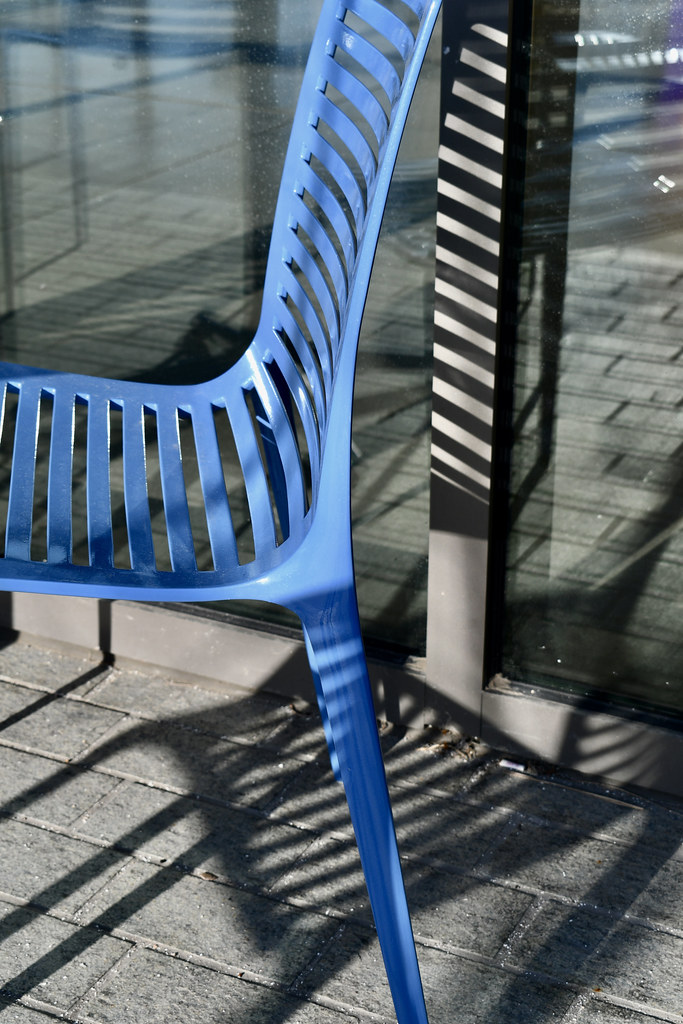 Shadows Of A Blue Chair