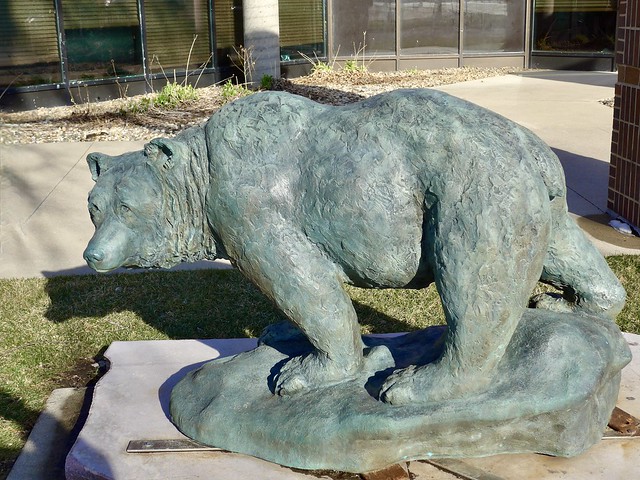 Martha Pettigrew, Spirit Bear, Sculpture, Vermillion