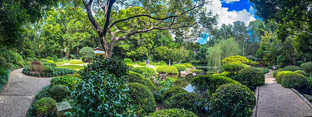 Japanese garden Good Friday morning
