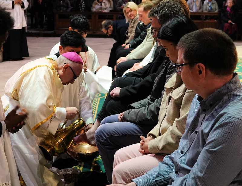Maundy Thursday Mass, St John's Cathedral Norwich, Easter 23