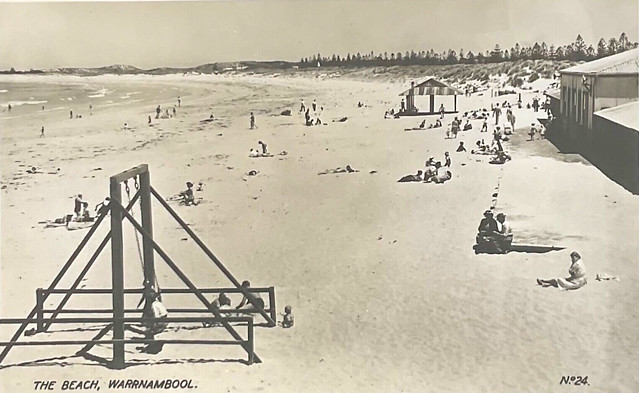 Warrnambool Beach, Victoria - circa 1950