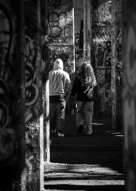 Graffiti Pier Couple