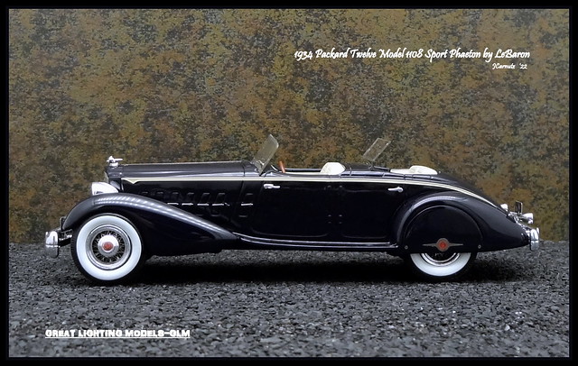 1934 Packard Twelve Model 1108 Sport Phaeton by Le Baron
