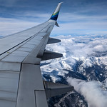Over the Colorado Rockies Alaska flight 682 SEA to DEN.